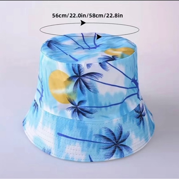 NWT Sun Protection Bucket Hat very chic! One Size - Picture 2 of 2